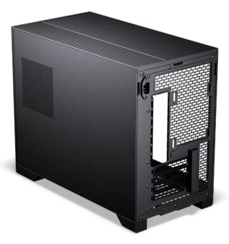 Phanteks XT M3 - Tower - micro ATX - genomskinlig sidopanel (härdat glas) - ingen strömförsörjning (ATX) - svart - USB/ljud