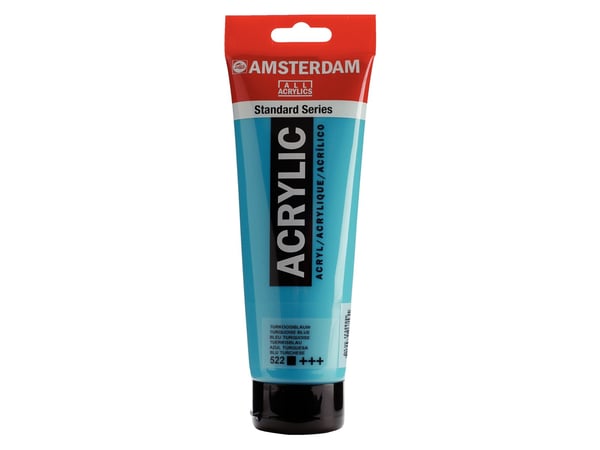 Amsterdam Standard Series akrylrör Turquoise Blue 522