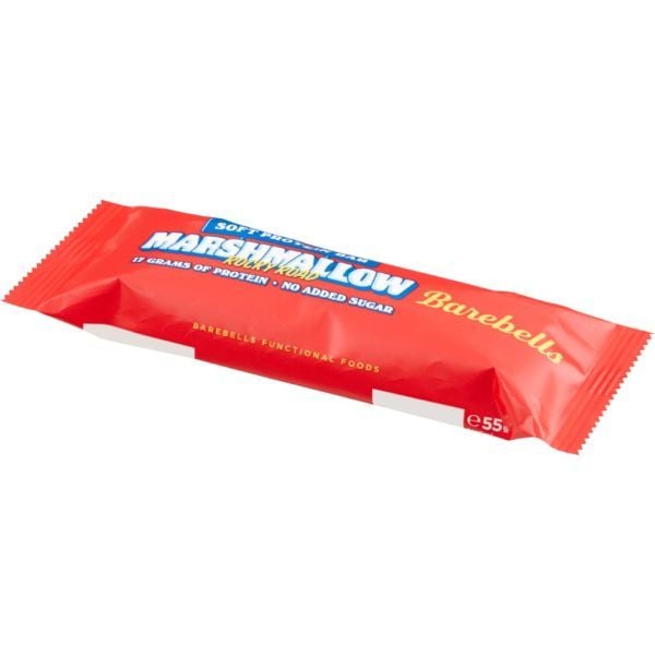 Proteinbar Barebells Soft Marshmallow Rocky Road 55g - med 12 stykker.