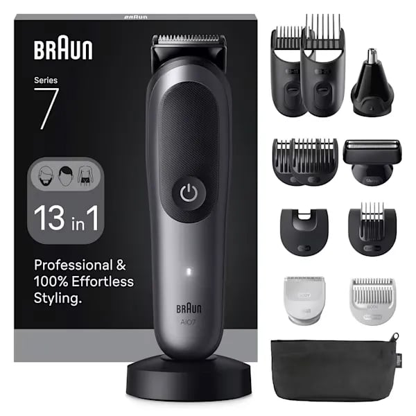 Braun hårtrimmer Braun 80789908, mørkegrå, litiumion (Li-Ion) 21