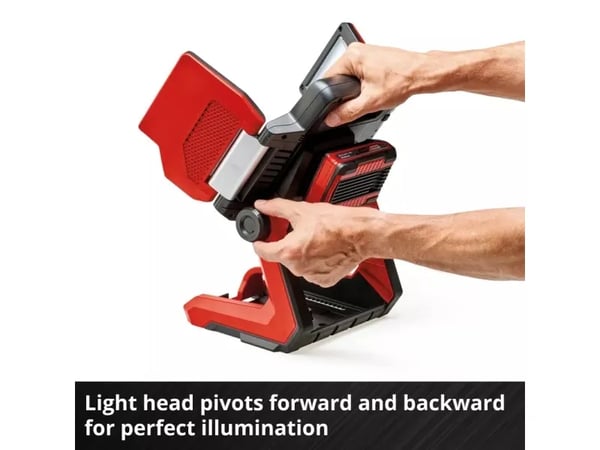 Einhell TP-CL 18/3000 Li, LED, 60 lamppu(a), 1,74 kg, musta, Punainen, Vapaasti seisova työvalo - SOLO