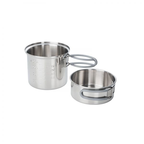 ESBIT Edelstahl Topf, Purkki, Ruostumaton teräs, 1 L, Ruostumaton teräs, Ruostumaton teräs, Ruostumaton teräs
