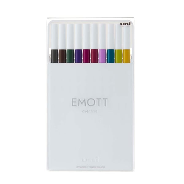 Emott fineliner 10 stk ass. Sæt nr. 3