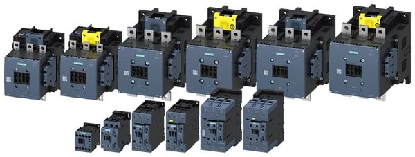 Siemens 3RT1056-6AF36 effektsäkring 3 x brytare 1000 V/AC
