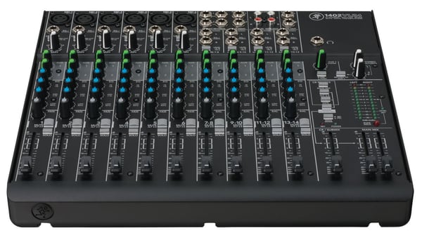 Mackie 1402VLZ4, 14 kanaler, Rack-montering, Sort