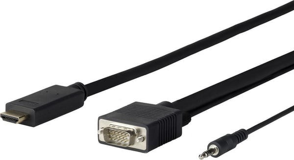 VivoLink Pro - HDMI-kabel - HDMI hann til HD-15 (VGA), mini-phone stereo 3.5 mm hann - 5 m