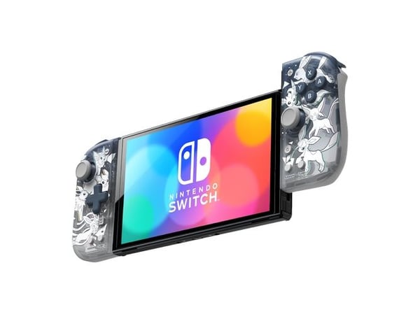 Hori Split Pad Compact Eevee Evolutions, Pad-ohjain, Nintendo Switch, D-pad, Turbopainike, Langallinen, Sininen, Valkoinen, Kaapeli