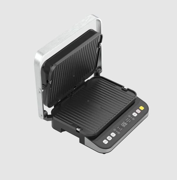 AENO kontaktigrilli EG5 180° aukko max.230°C ruostumaton teräs/blk vähittäiskauppa