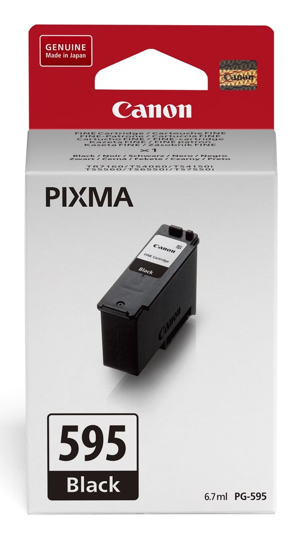 Canon PG-595 - Svart - original - hengeboks - blekkpatron - for PIXMA TS6550i