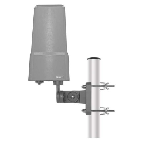 Emos J0804, Innendørs, Utendørs, Grå, 8,5 m, 174 - 698 MHz, Dobbel polarisering, DVB-T, DVB-T2