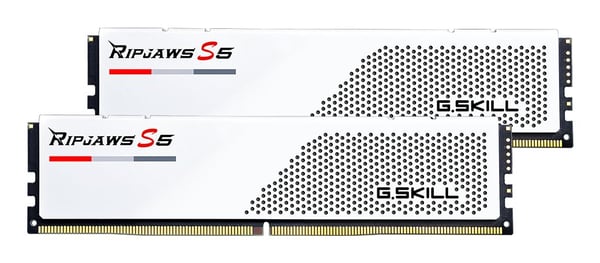 G.Skill Ripjaws S5 - DDR5 - sett - 48 GB: 2 x 24 GB - DIMM 288-pin lav profil - 6000 MT/s / PC5-24000 - CL30 - 1.35 V - ikke-bufret - on-die ECC - ...