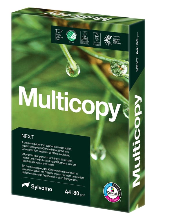 Multifunksjonspapir MultiCopy Next, A4, 80 g, hvitt - (500 ark)