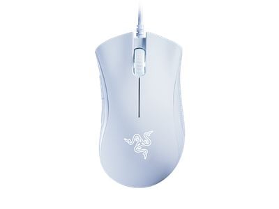 Razer DeathAdder Essential - Mus - ergonomisk - högerhänt - optisk - 5 knappar - kabelansluten - USB - Vit