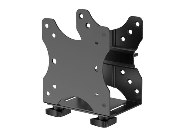 Multibrackets M Thin Client Holder - Monteringssats (hållare, fäste för tunn klient/CPU-hållare) - för PC - stål, plast - svart