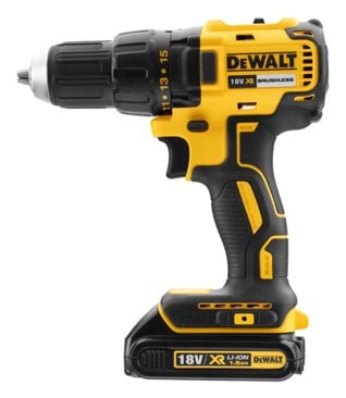 DeWALT DCD778D2T-QW - Slagborr/skruvdragare - sladdlös - 2 hastigheter - säkrad chuck 13 mm - 65 N·m - 2 batterier - 18 V