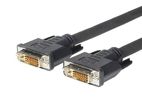VivoLink Pro - DVI-kabel - DVI-D (hann) til DVI-D (hann) - 20 m - formstøpt, tommelskruer - svart