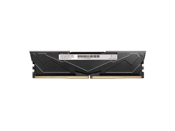 Team Group T-FORCE VULCAN FLBD516G6000HC3001, 16 GB, 1 x 16 GB, DDR5, 6000 MHz, 288-pin DIMM, musta