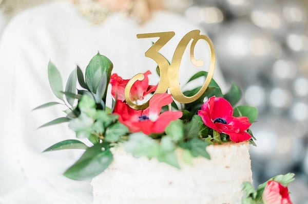 PartyDeco KPT62-30-019, Tårta, Guld, 20,5 cm, 180 mm, 280 mm, Blåsa