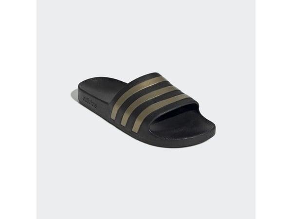 Adidas EG1758, Unisex, Voksen, Slipperser, Sort, Gold, Monokromatisk