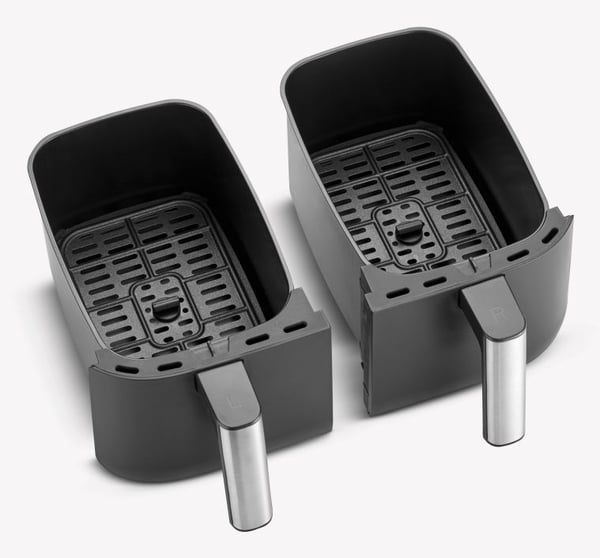 Severin FR 2463, Kuumakiertoilmakypsennin, 8 L, 120 °C, 200 °C, Kaksois, musta
