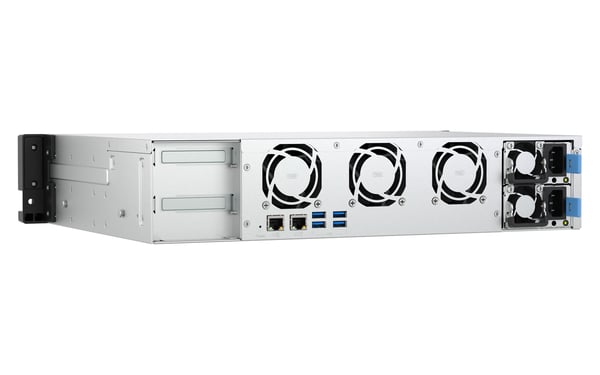 QNAP TS-855eU-RP - NAS-server - 8 brønner - kan monteres i rack - SATA 6Gb/s - RAID 0, 1, 5, 6, 10, 50, 60, TM, RAID TP - RAM 8 GB - Gigabit Ethern...