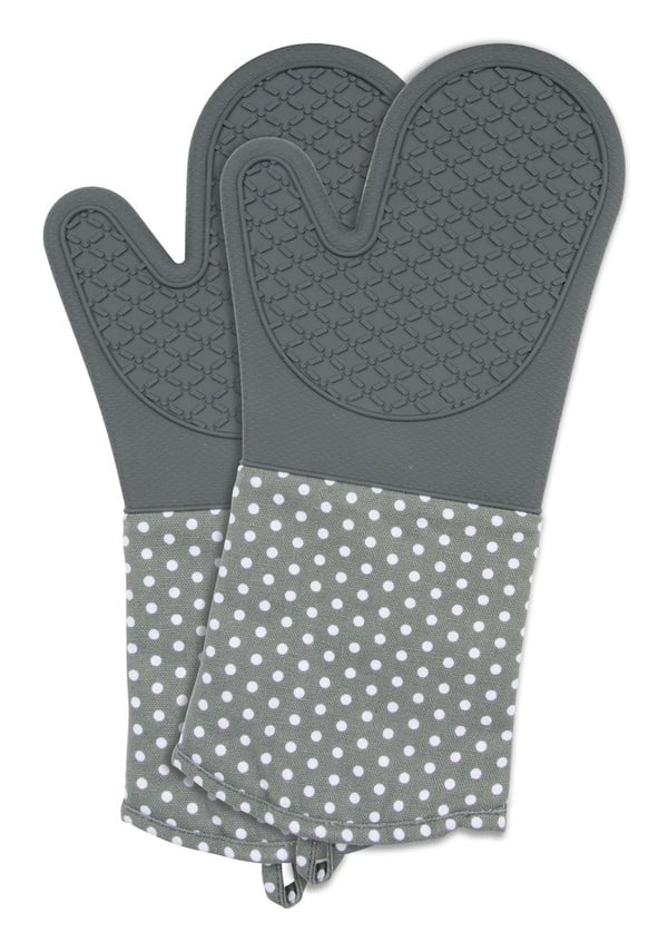 WENKO 2102172100, Vottersett, grå, bomull, silikon, 30 °C, 185 mm, 375 mm