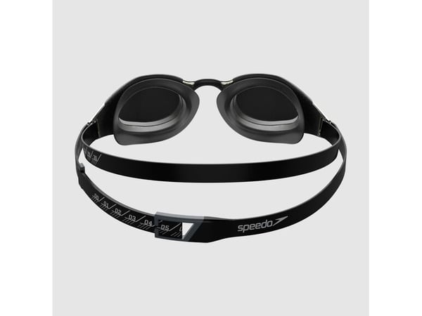 Speedo Fastskin Hyper Elite Mirror -uimalasit, mustat, yksi koko
