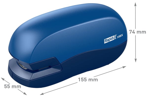 Elektrisk stiftemaskin Rapid 10BX, kontaktløs, med batteri - for 10 ark