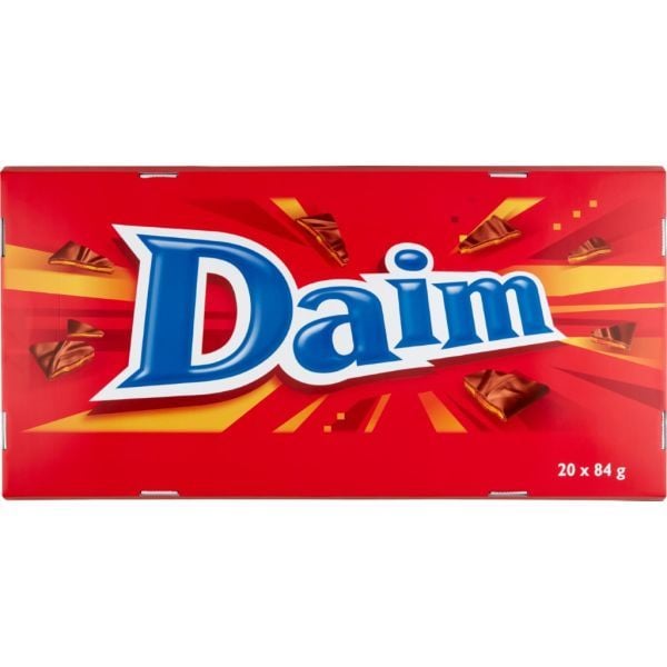 Daim XL suklaa 20 x 84g pakkauksissa - 1.68kg