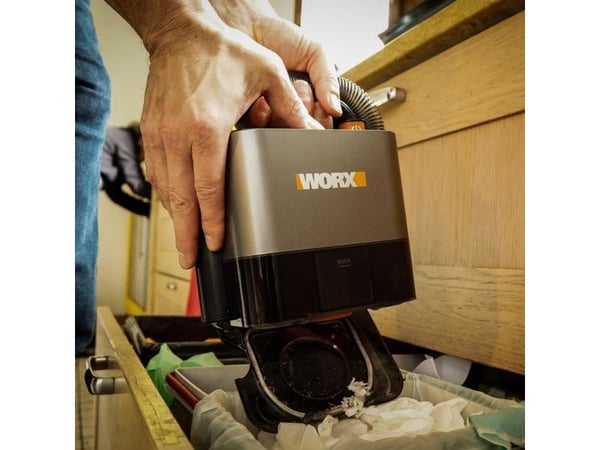 WORX WX030.9, Kuiva, Pussiton, Musta, Harmaa, Akku, 25 min, 1 h