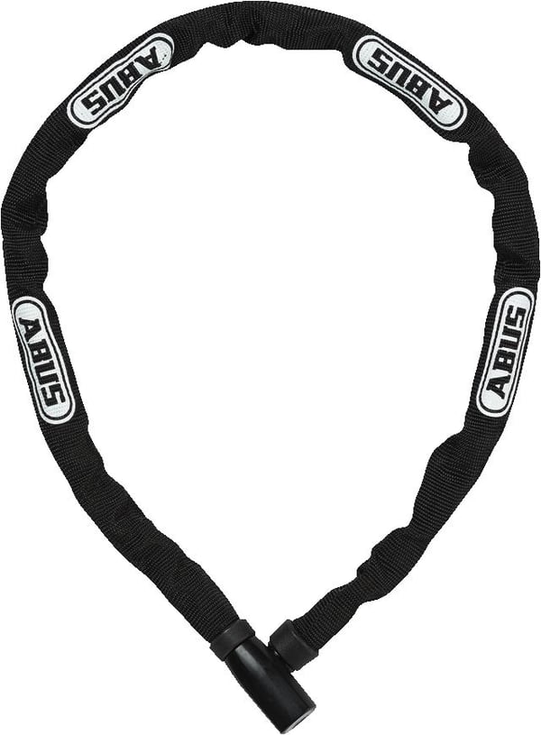 ABUS Steel-O-Chain, Vaijerilukko, Musta, Terästä, Avain, 750 mm, 380 g