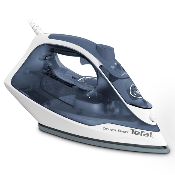 Tefal FV2837E0 Express Steam ångstrykjärn 2400 W 150 ml 35 g/min, blå/vit