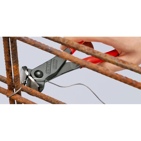 Knipex 68 01 200, Päätyleikkuripihdit, 4 mm, 3,1 cm, Muovi, Punainen, 50 mm