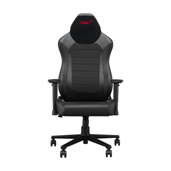 ASUS Aethon SL201, PC-pelituoli, pehmustettu istuin, Pehmustettu selkänoja, Kilpa-ajo, Musta, Musta