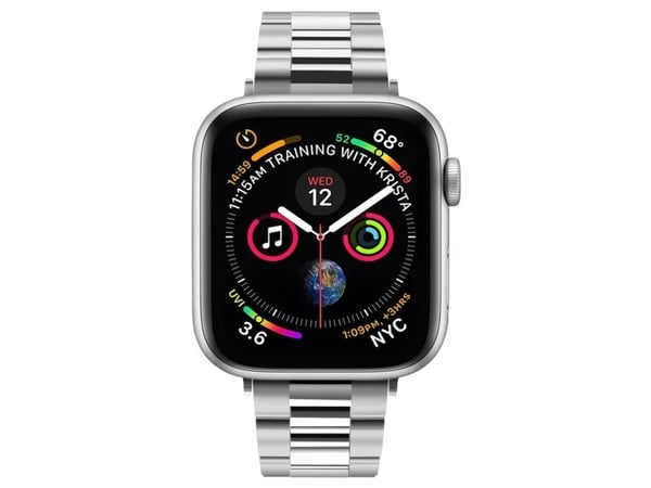 Spigen 061MP25943, Band, Smartwatch, Silver, Apple, Watch Series 5 / 4 (40mm), Rostfritt stål