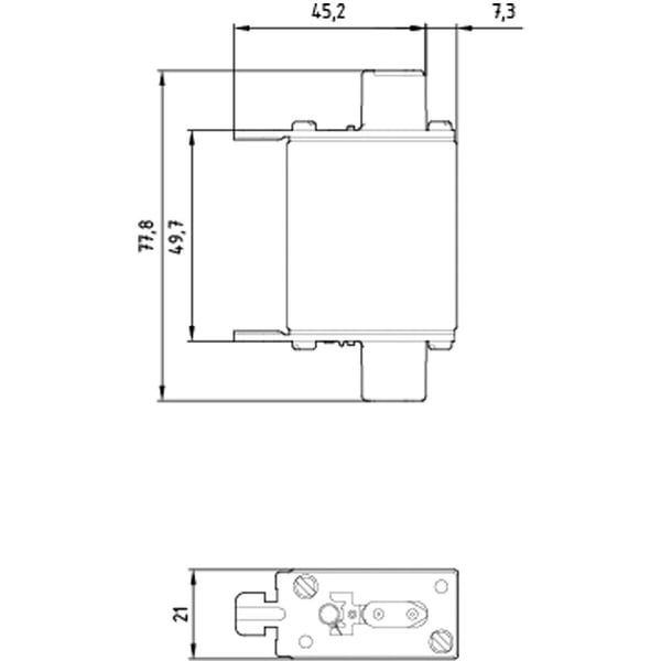 Siemens 3NA3807-6, 1 kpl, 65 mm, 62 mm, 84 mm, 129 g