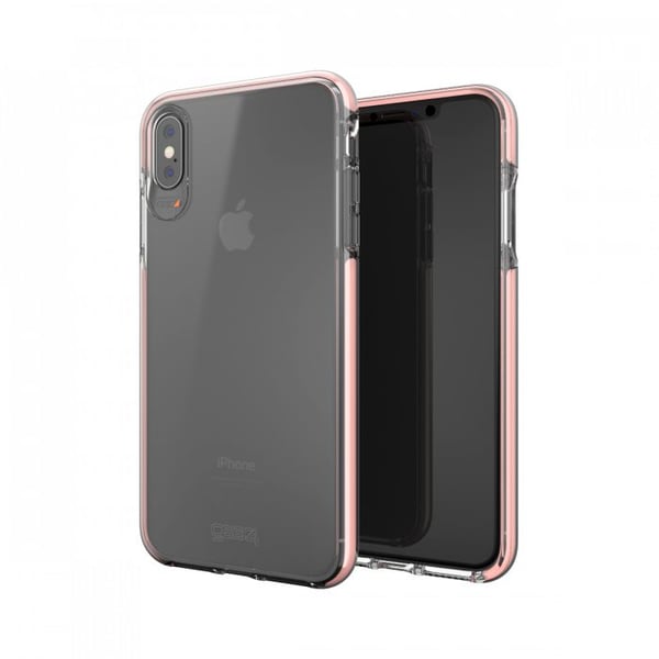 GEAR4 Piccadilly, Suojus, Apple, iPhone XS MAX, 16,5 cm (6.5"), Ruusukulta, Läpinäkyvä