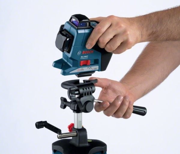 Bosch BT 250 Professional stativ för laserpass 2,5 m, blå/vit