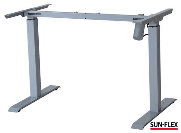 SUN-FLEX DESKFRAME I, hvit aluminium