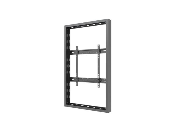 Multibrackets 6121, Terästä, Musta, Maisema/Muotokuva, 139,7 cm (55"), 25 kg, 200 x 200 mm
