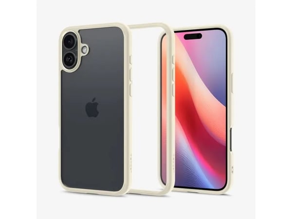 Spigen Ultra Hybrid, Suojus, Apple, iPhone 16 Plus, 17 cm (6.7"), Beige