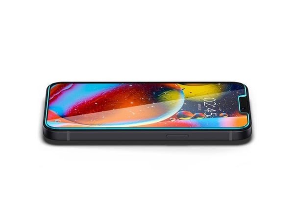 Spigen GLAS.tR EZ Fit - Skärmskydd för mobiltelefon - glas - för Apple iPhone 13, 13 Pro