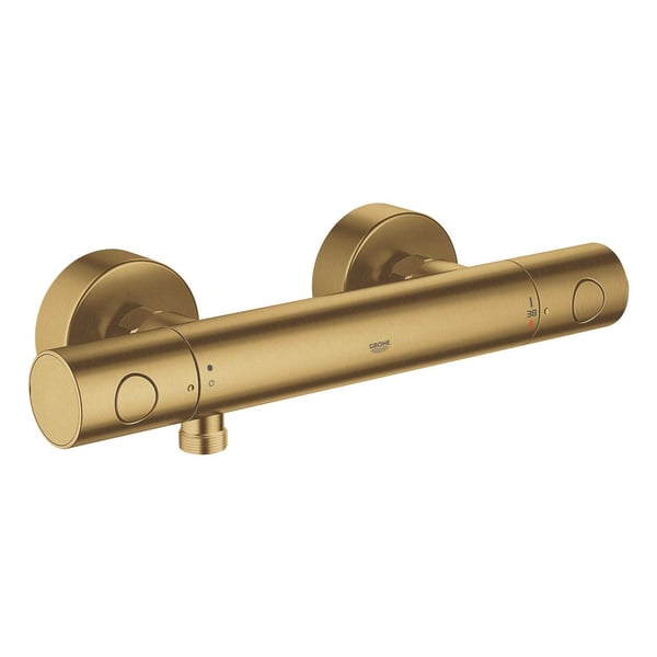 Grohe Grohtherm 1000 Cosmopolitan M termostatisk dusjbatteri - børstet messing