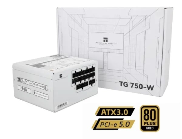 Thermalright TG-750-W, 750 W, 100 - 240 V, 47 - 63 hz, 11 - 5.5 A, 130 W, 750 W