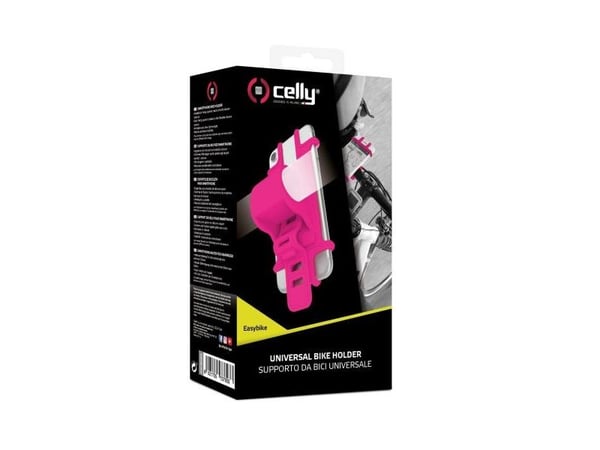 Celly Easy Bike, Matkapuhelin/älypuhelin, Passiiviteline, Polkupyörä, Vaaleanpunainen