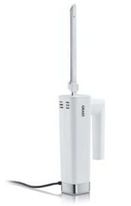 Graef EK501EU, Valkoinen, Hammastettu terä, 150 W, AC, 230 V, 64 mm