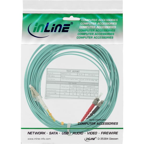 InLine 88515O, 15 m, OM3, LC, st