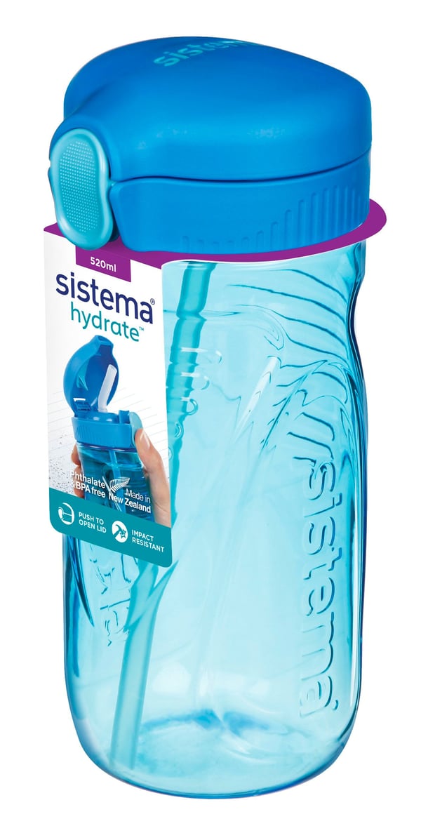 Sistema - Tritan Quick Flip 520ml - Meren sininen