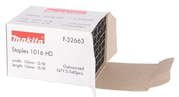 Makita 1016 HD - Staples - 5040 delar - längd: 16 mm - bredd: 10 mm - för Makita DST221