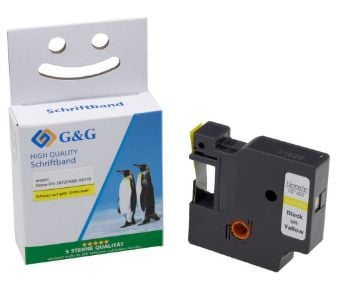 G&G 5D45018-TD, Gul, DYMO, ISO9001, ISO14001, Dymo 45018 Dymo D1 Serie Dymo LabelManager 100 Dymo LabelManager 160 Dymo LabelManager 210D Dymo..., ...